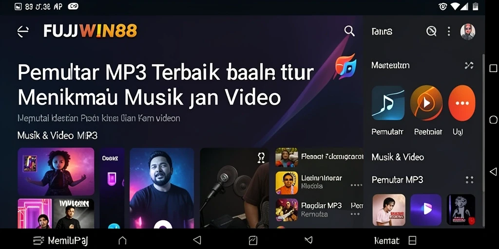 Tampilan antarmuka FUJIWIN88 yang modern dan mudah digunakan.