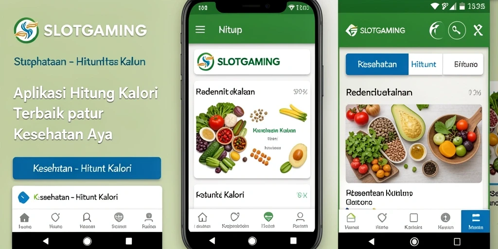 Antarmuka SLOTGAMING menampilkan fitur Hitung Kalori yang mudah digunakan.