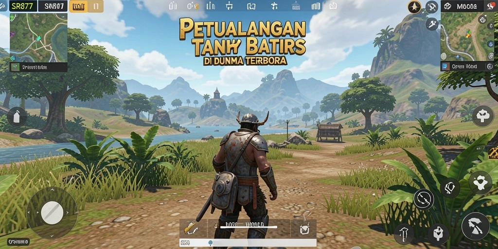 Screenshot utama SR877 menampilkan dunia Open World yang luas dan detail grafis yang menawan.