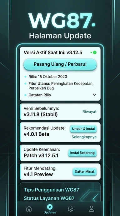 Riwayat Versi wg87 untuk Pengguna Android